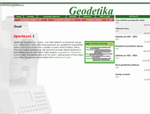 Tablet Screenshot of geodetika.cz